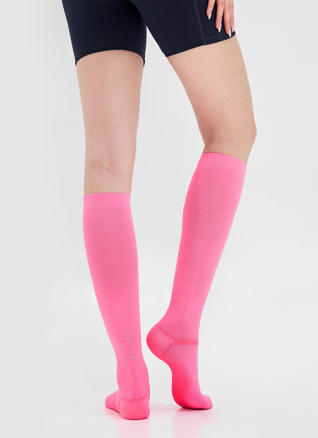 RX Compression Knee Socks - Neon Pink