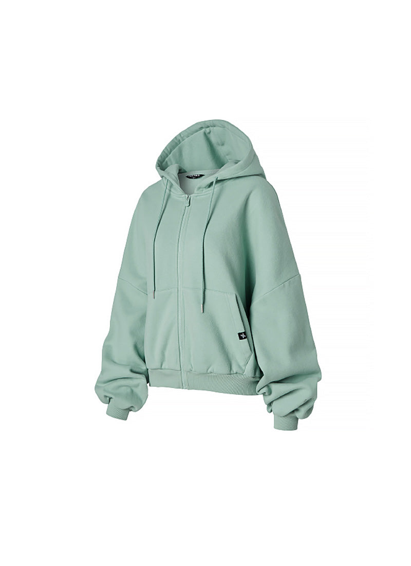 Napping Hood Zip-up - Awesome Mint