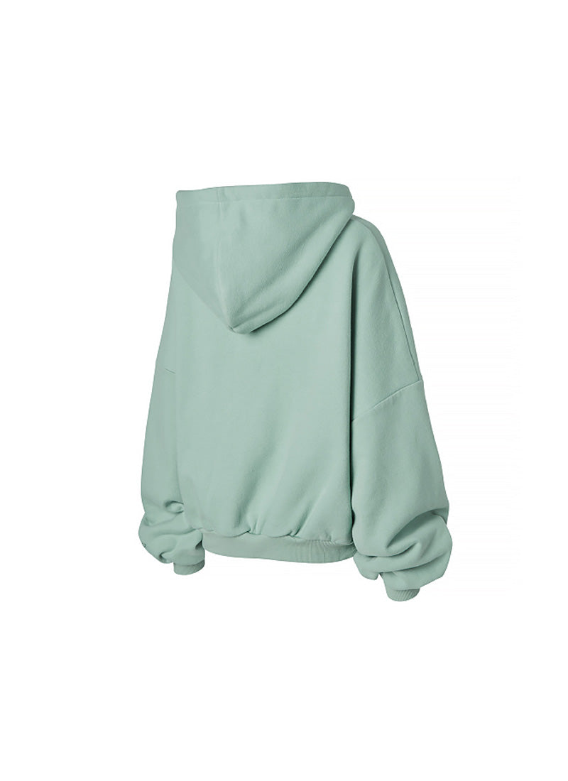 Napping Hood Zip-up - Awesome Mint