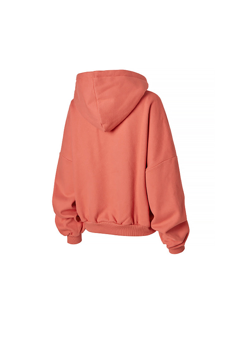 Napping Hood Zip-up - Fiesta Orange