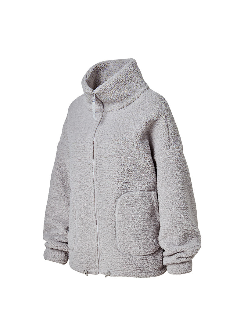 Sherpa High Neck Jumper - Mistic Gray