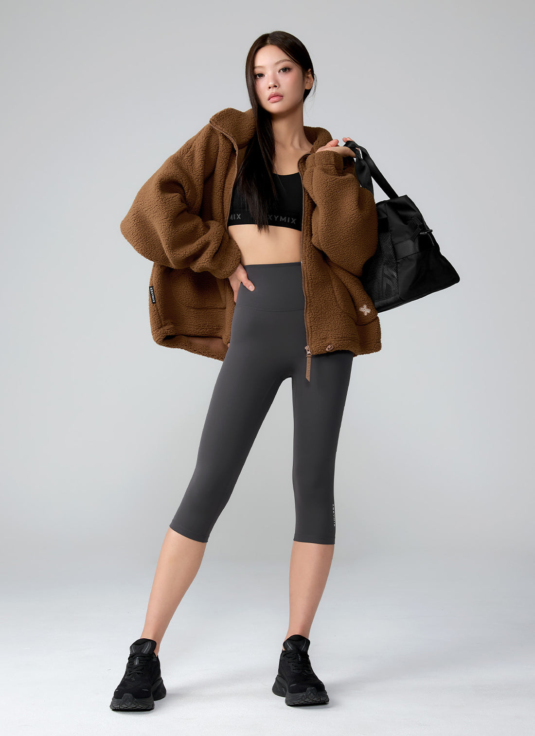 Sherpa High Neck Jumper - Lion