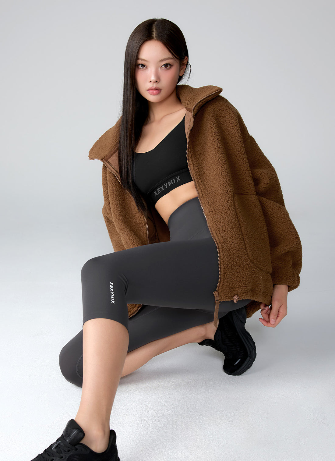 Sherpa High Neck Jumper - Lion
