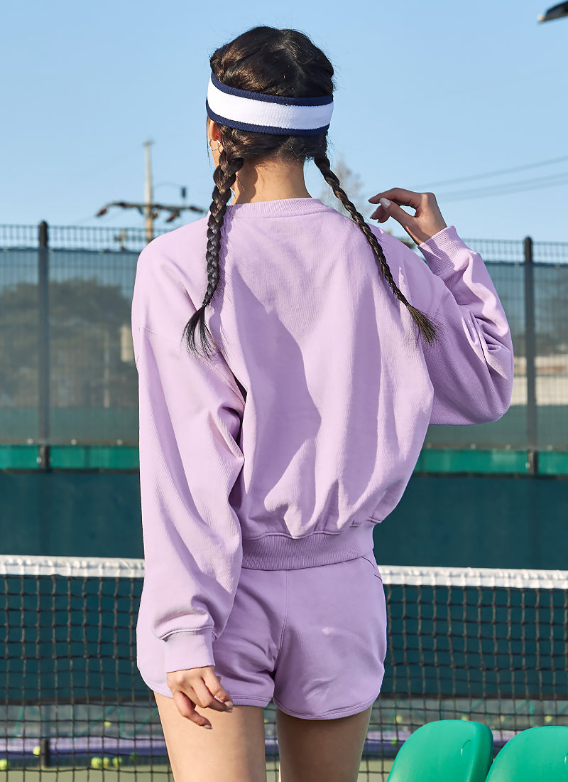 XXMX Daily Cotton Sweatshirt - Crystal Lavender