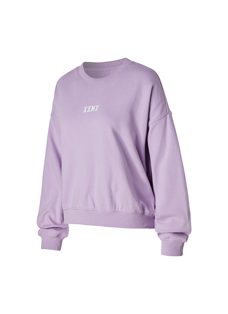XXMX Daily Cotton Sweatshirt - Crystal Lavender