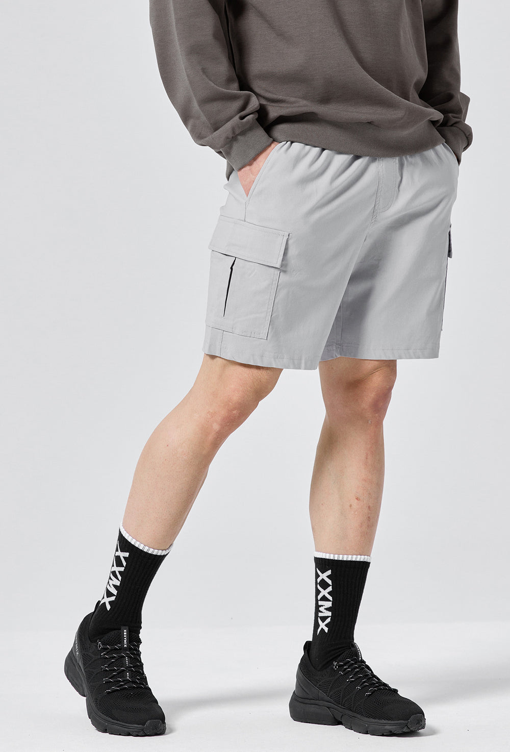 Hardy Stretch Cargo Shorts - Blend Light Gray
