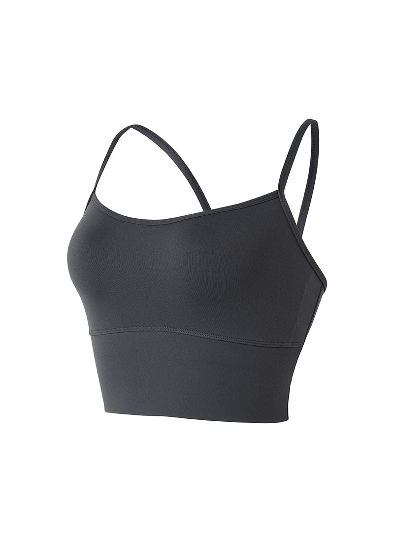 X-Strap Bra Top - Gray Navy