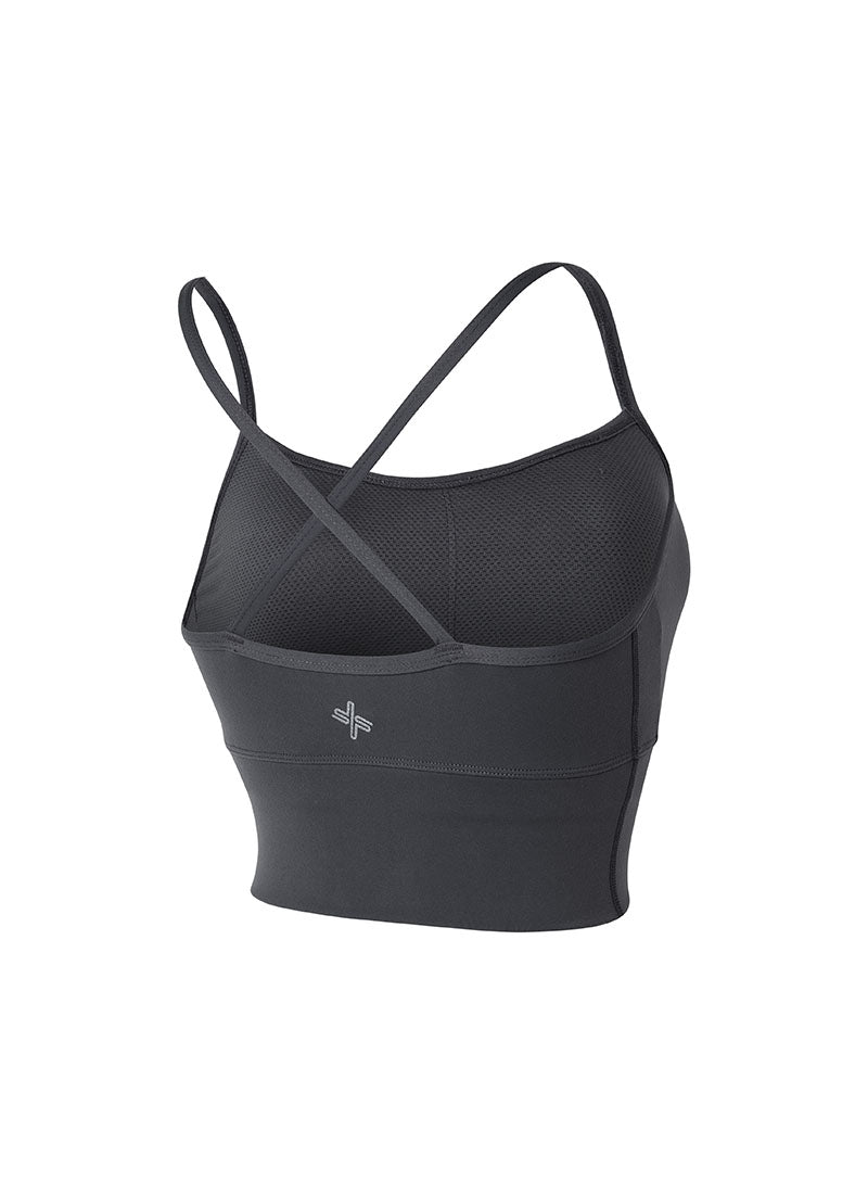 X-Strap Bra Top - Gray Navy