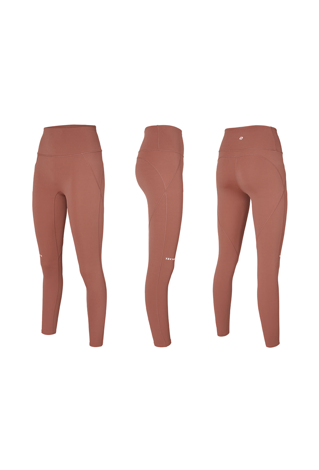 XEXYMIX Black Label Signature 380N Leggings - Ash Brick