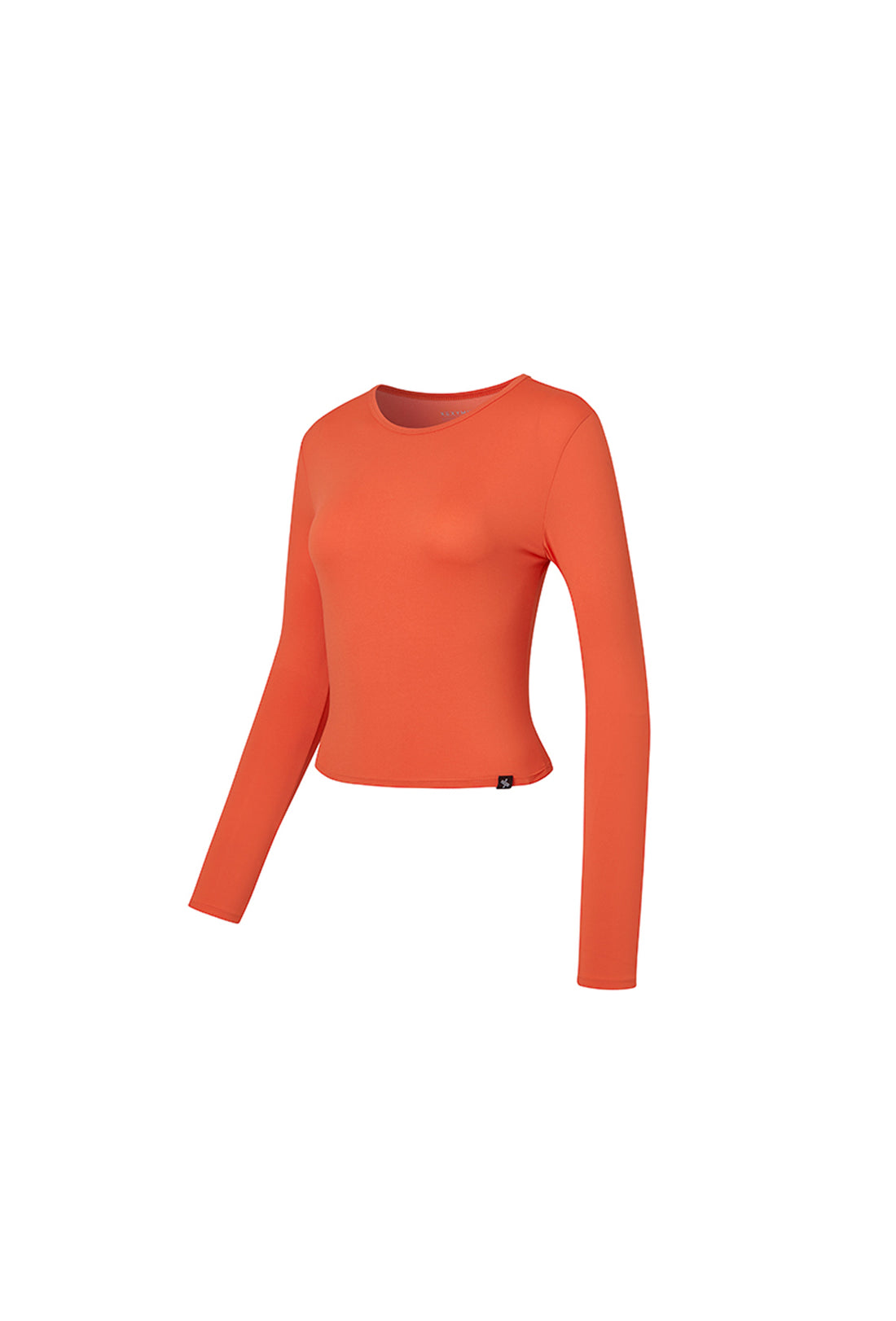 All Day Feather Crop Top - Orange Pop (Clearance)
