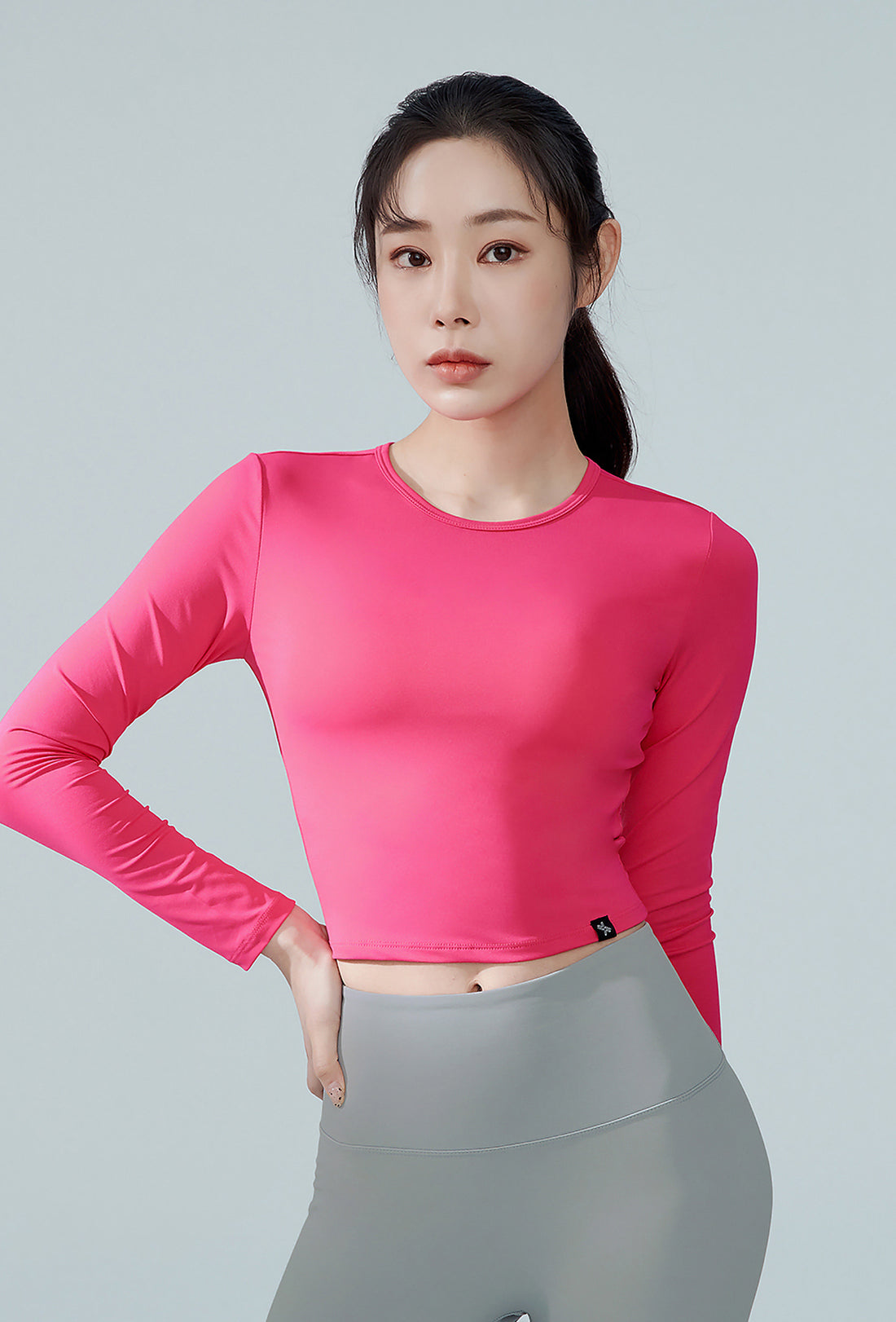 All Day Feather Crop Top - Pucia Pink (Clearance)