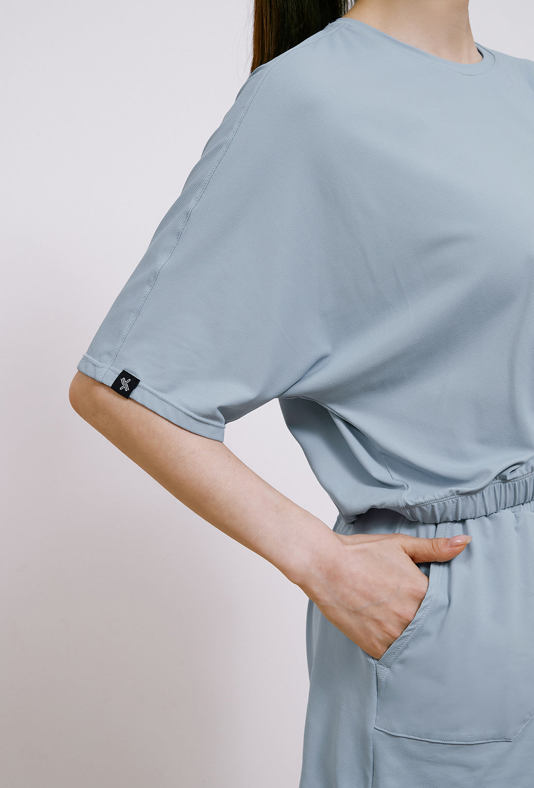 Cooling Mesh Dolman Short Sleeve - Blue Ice