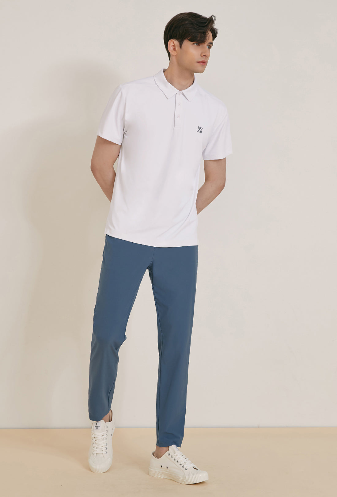 Elastic Tapered Fit Pants 9.5 - Easy Blue