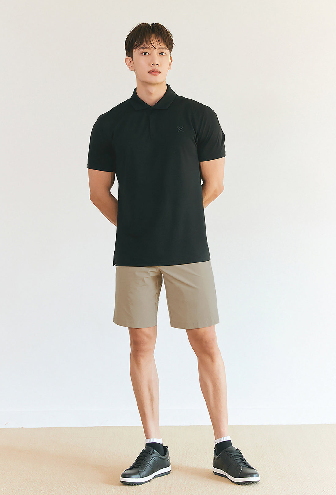 Elastic Golf Shorts - Easy Beige