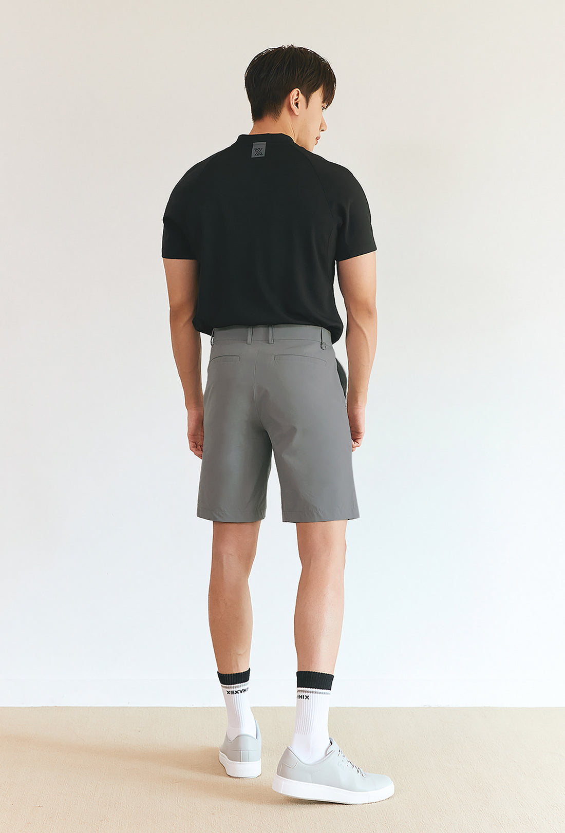 Elastic Golf Shorts - Easy Gray