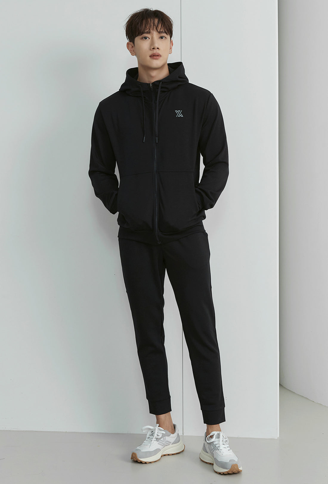 Flex Zip-up Hoodie - Black