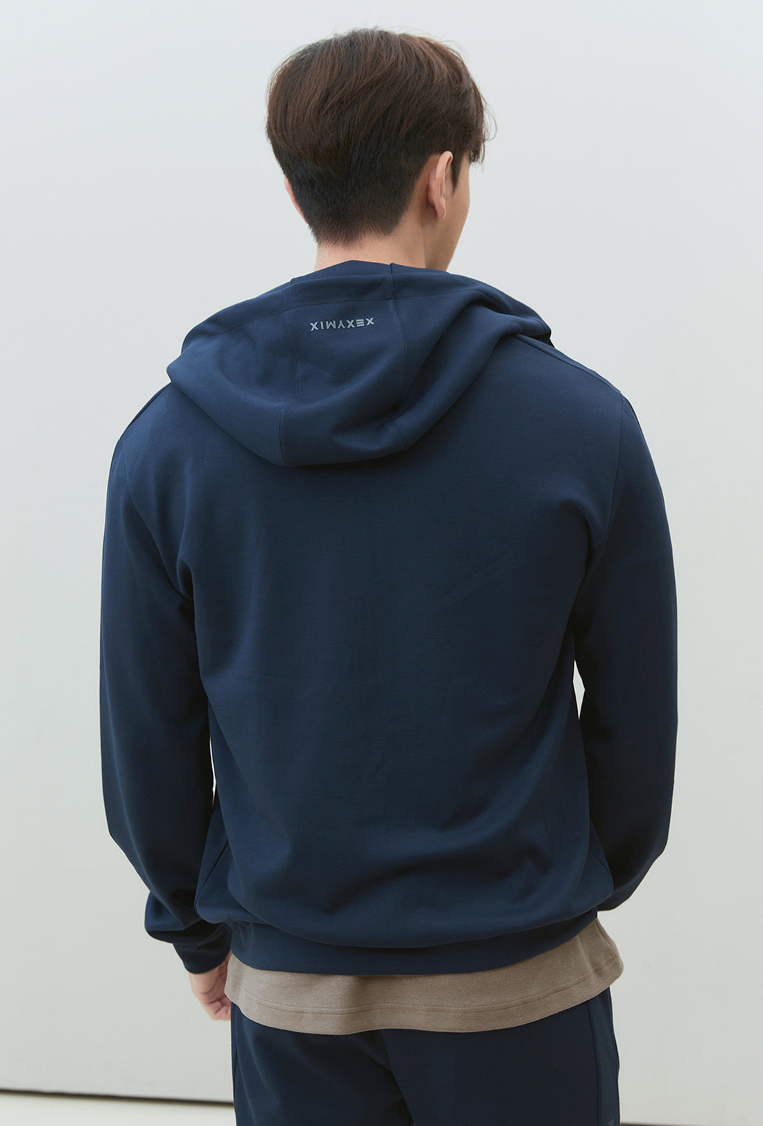 Flex Zip-up Hoodie - Double Navy