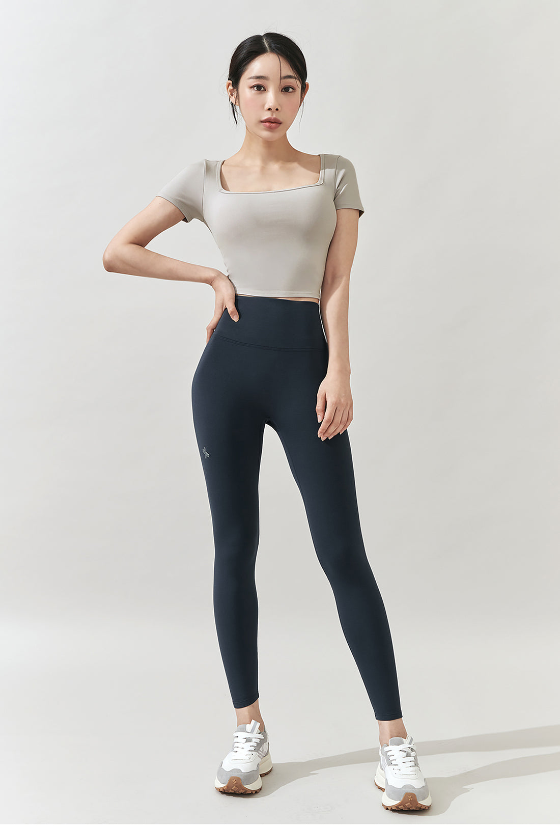 XELLA Intention Hard Fluffy Napping Leggings - Ash Navy