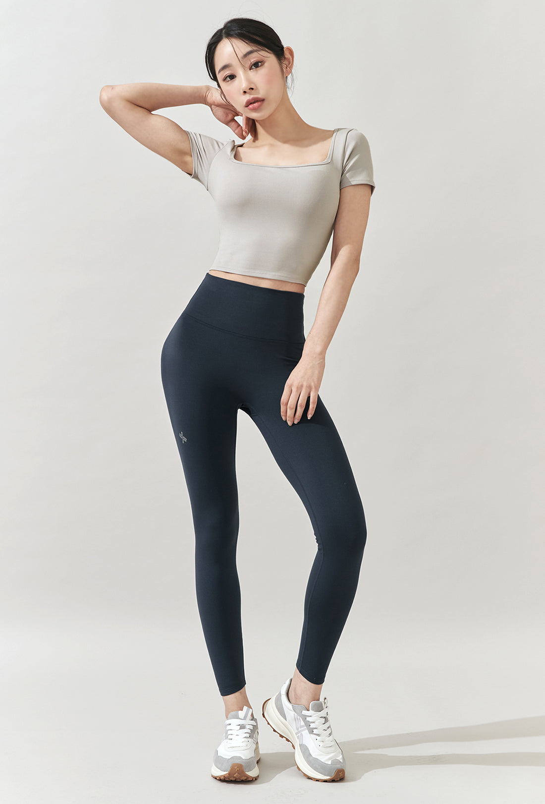 XELLA Intention Hard Fluffy Napping Leggings - Ash Navy