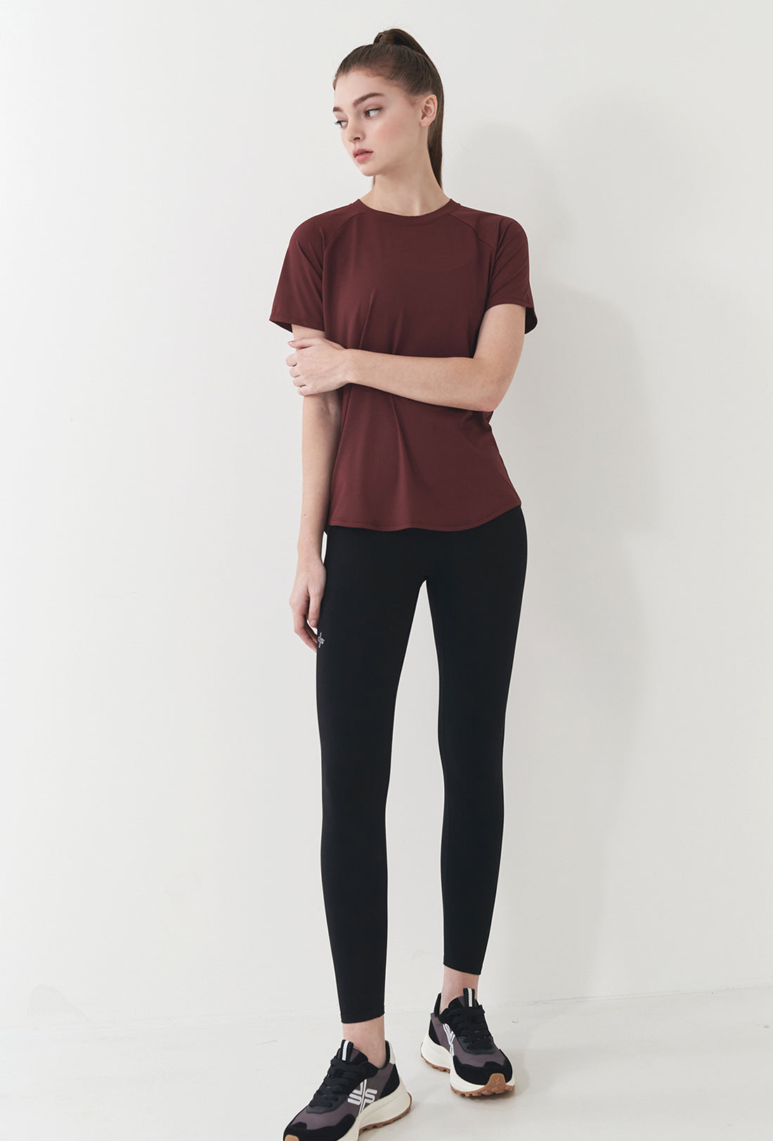 XELLA Intention Hard Fluffy Napping Leggings - Black