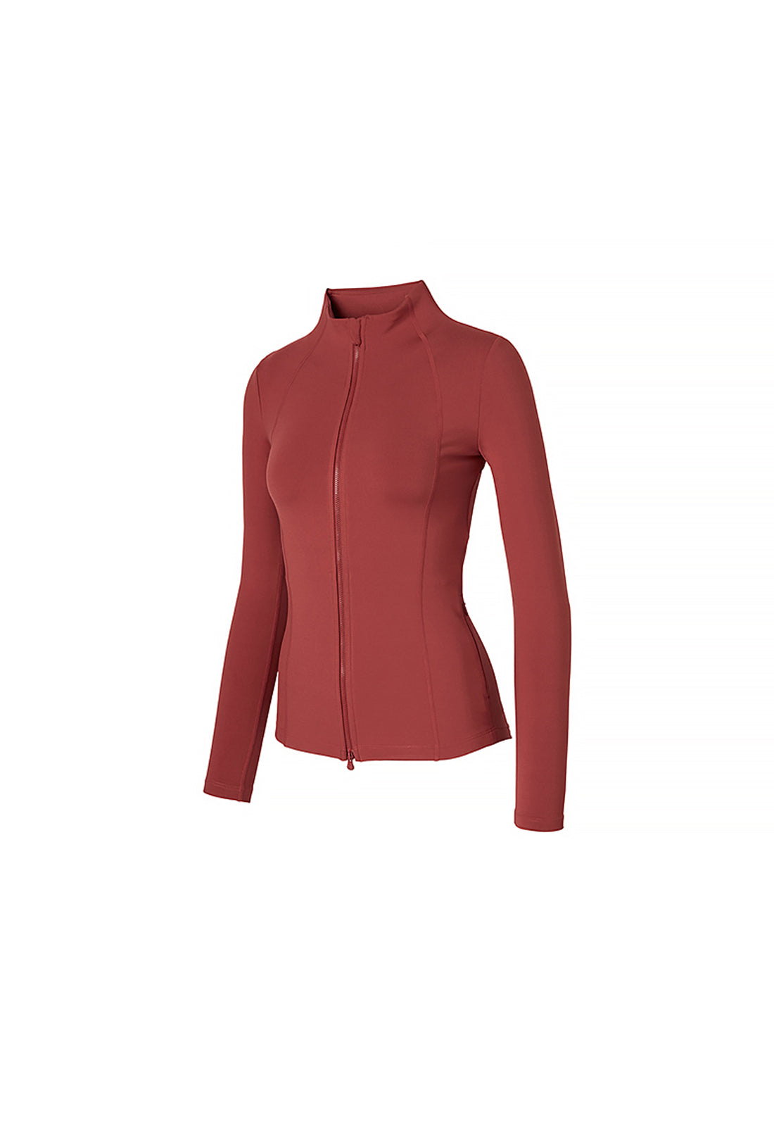 XEXYMIX XELLA™ Intention Slim Fit Zip-up Jacket - Bunt Red