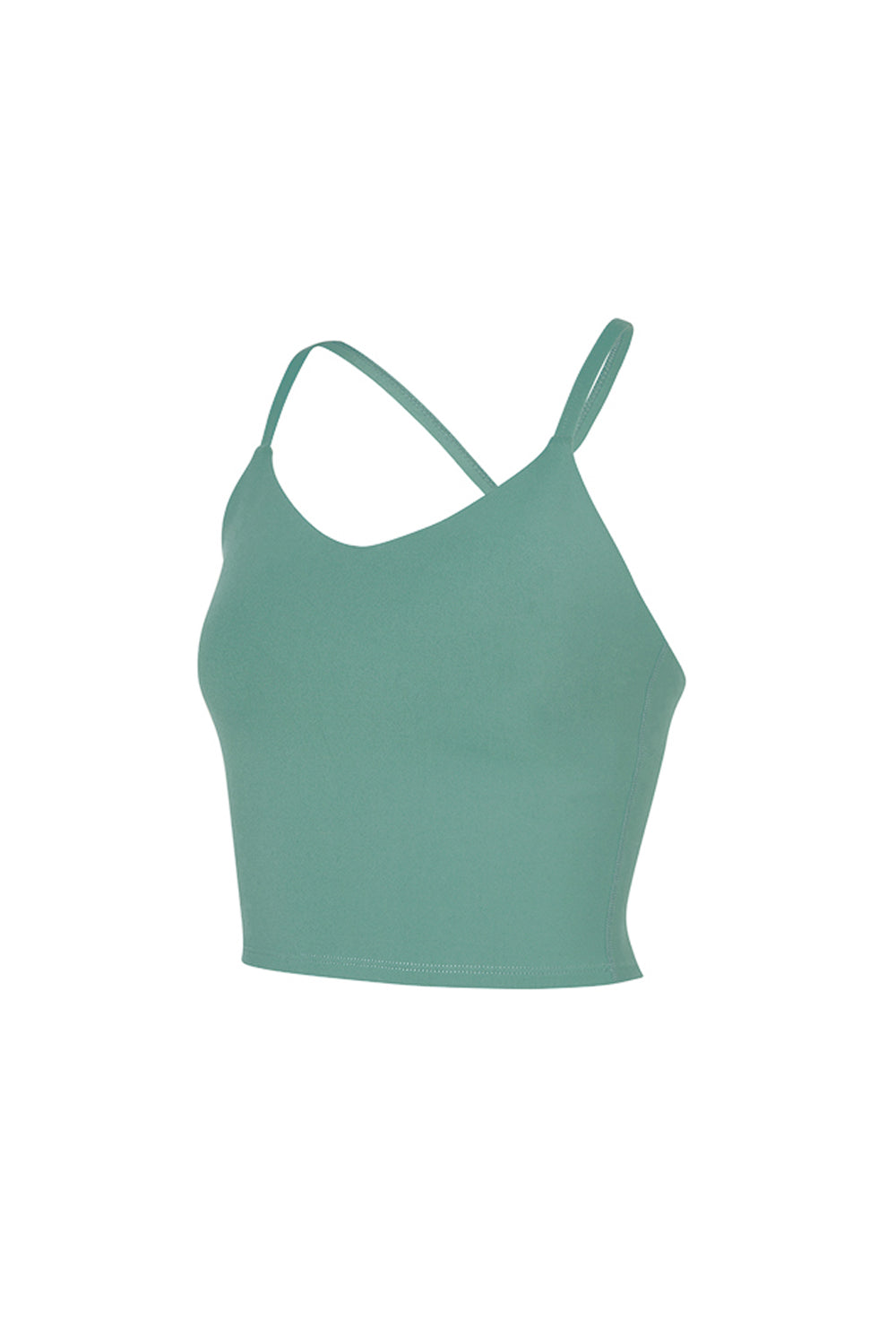 Back Line Bra Top - Mineral Green