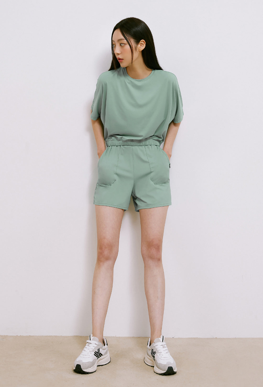 Cooling Mesh Out Pocket Shorts - Hydro Mint