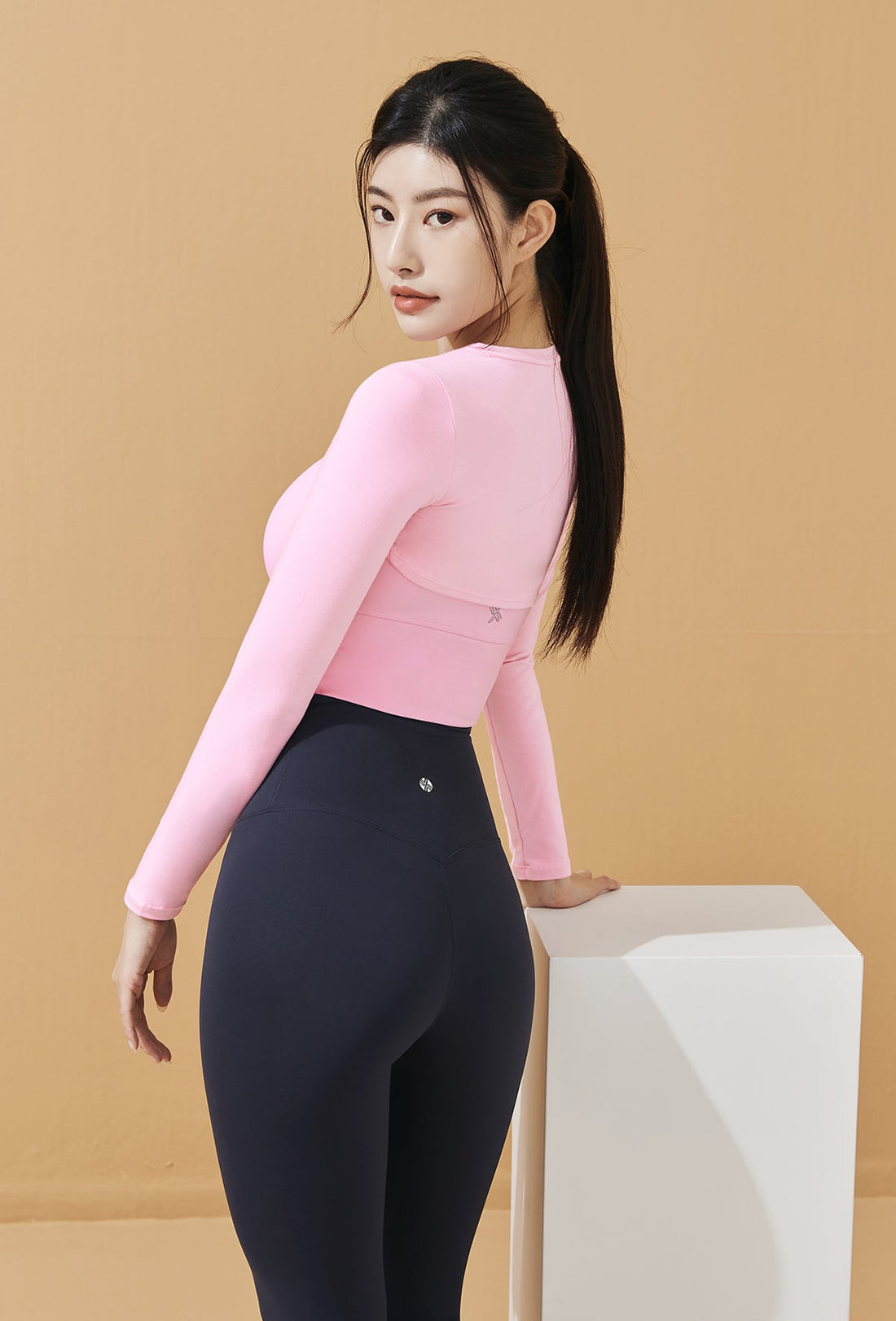 XEXYMIX Soft touch Layered Long Sleeve - Bird Pink