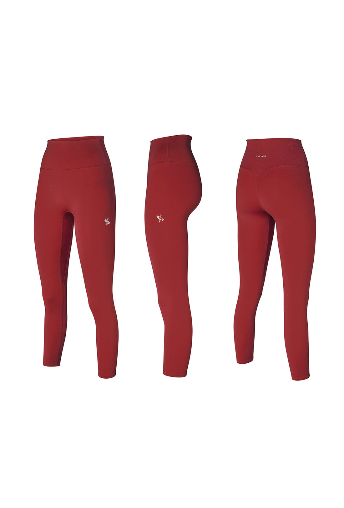 XEXYMIX V-Up 3D Plus Leggings - Persian red